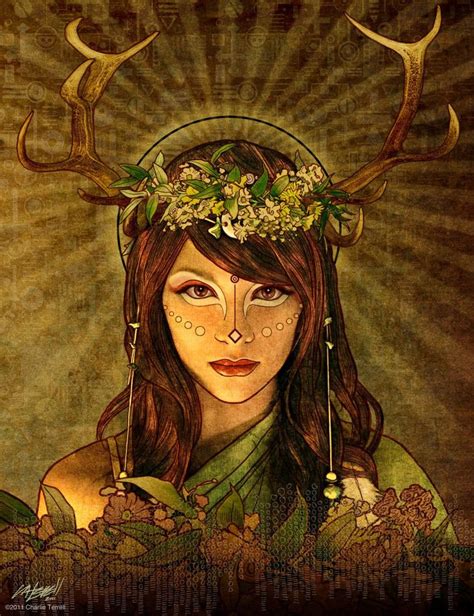 Pagan goddess of the mion